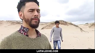 LatinLeche - A Hot Latino Stud Gets His Cock Sucked By The Beach